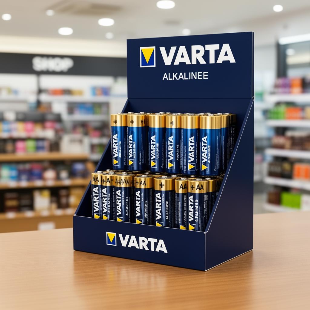 Display de piles Varta AA et AAA